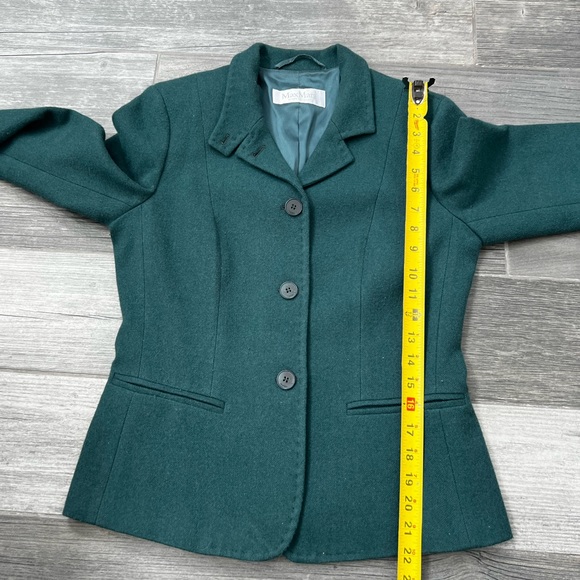 MAX MARA Beautiful Viscose and Nylon Blazer Suit Jacket - Picture 11 of 15